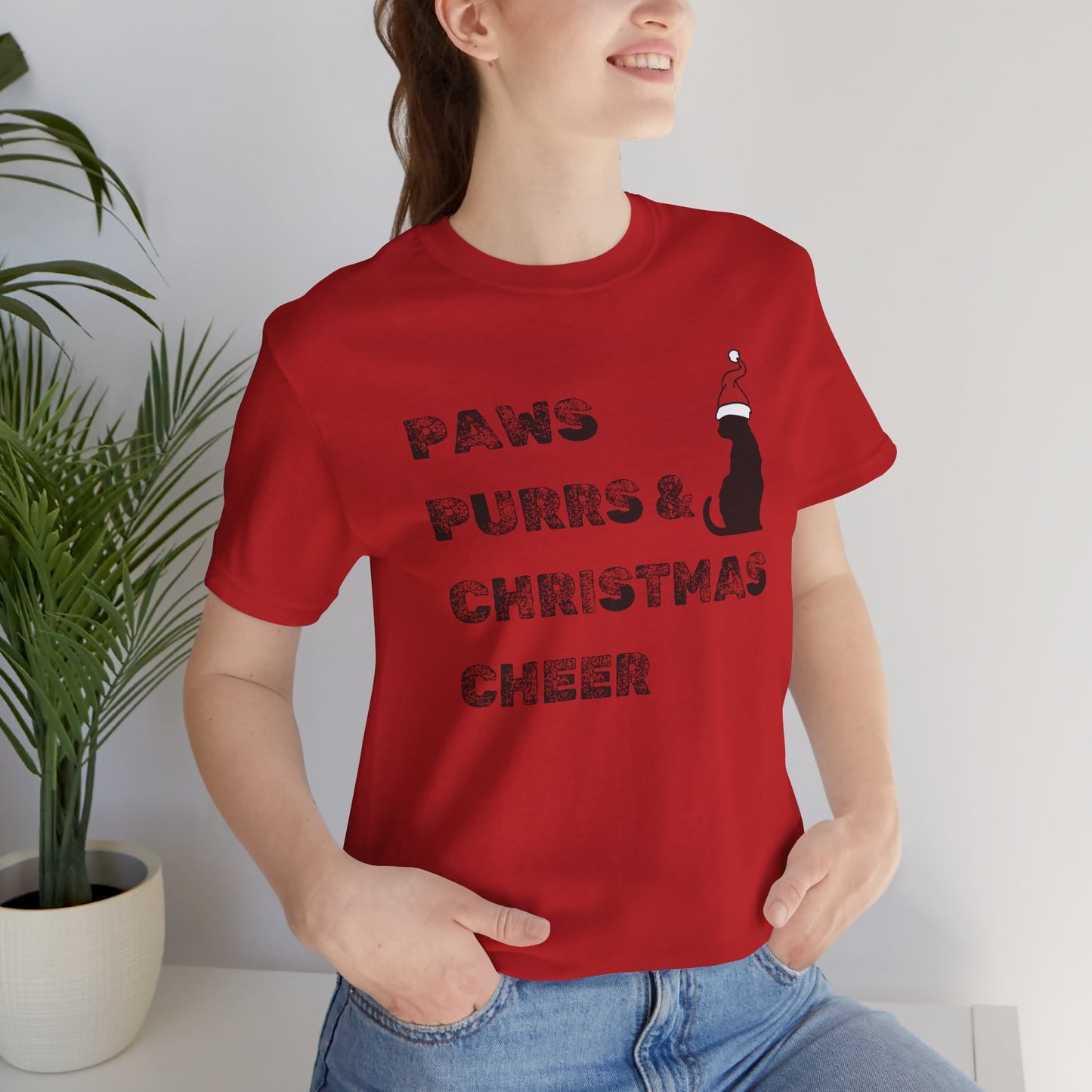 Paws Purrs and Christmas Cheer Holiday Tee