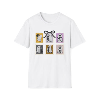 Ghost Cat Halloween T-Shirt – Cute Spooky Season Graphic Tee