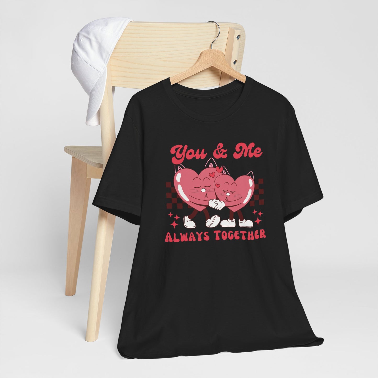 You & Me Heart Cat Tee