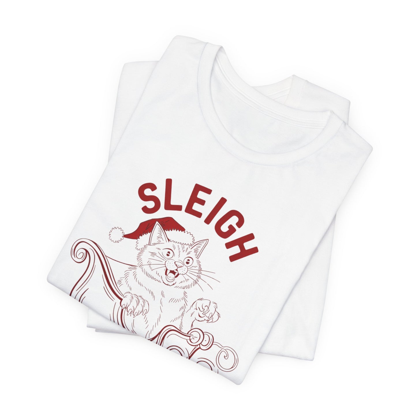 Sleigh All Day Feral Cat Tee