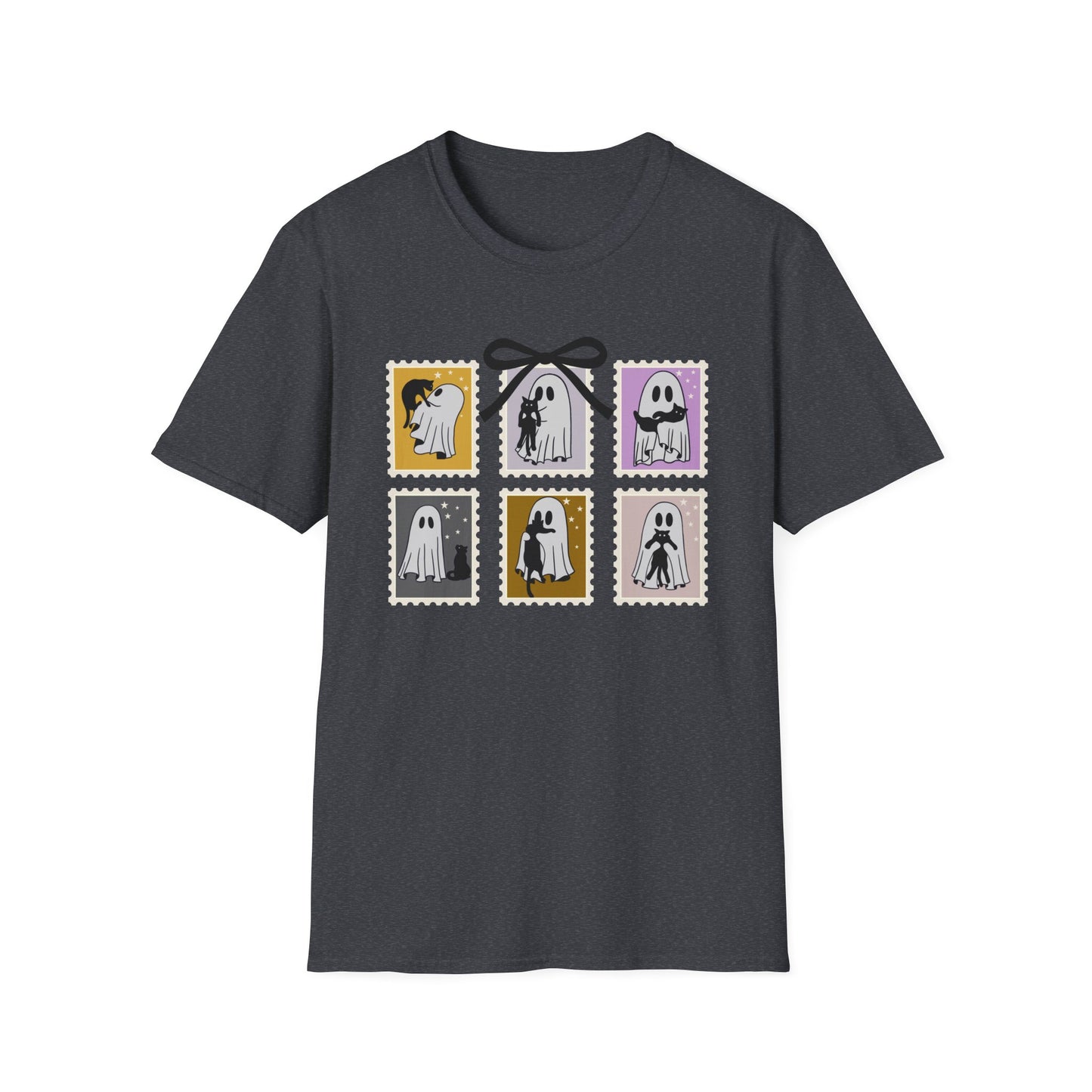 Ghost Cat Halloween T-Shirt – Cute Spooky Season Graphic Tee