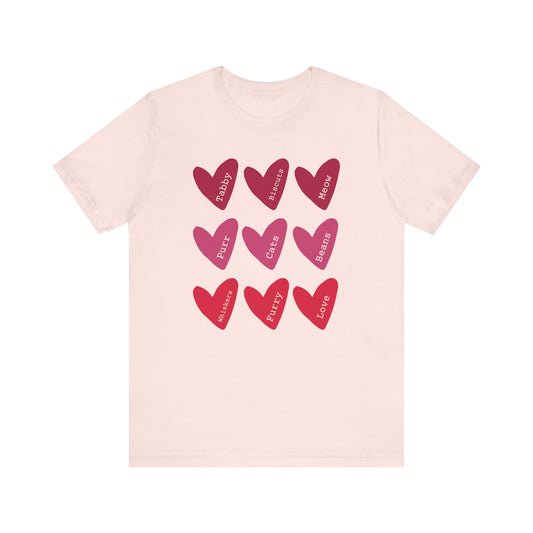 Cat Hearts Valentine’s Day Tshirt