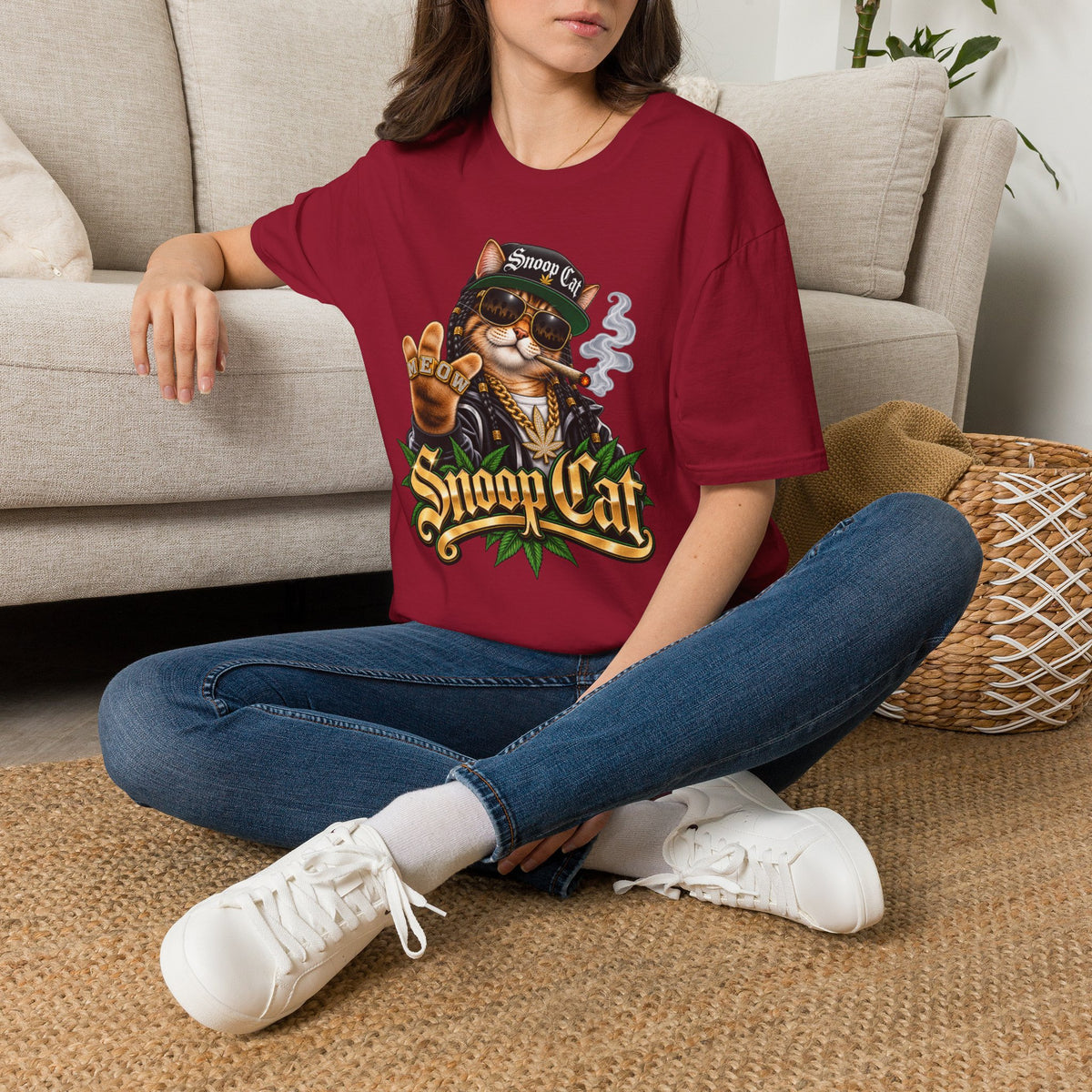 Snoop Cat – Funny Cat Music T-Shirt