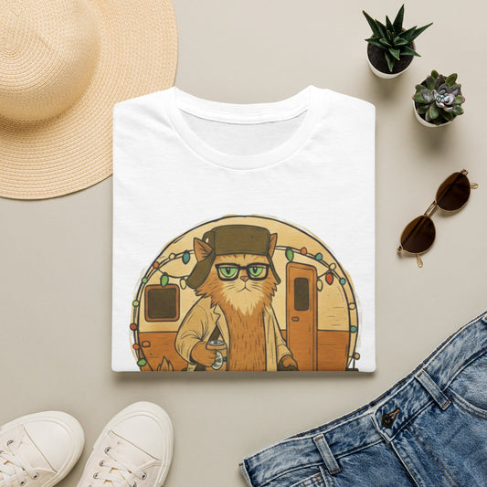 Litter’s Full Funny Cat T-Shirt – Cousin Eddie Christmas Vacation Parody Cat Shirt