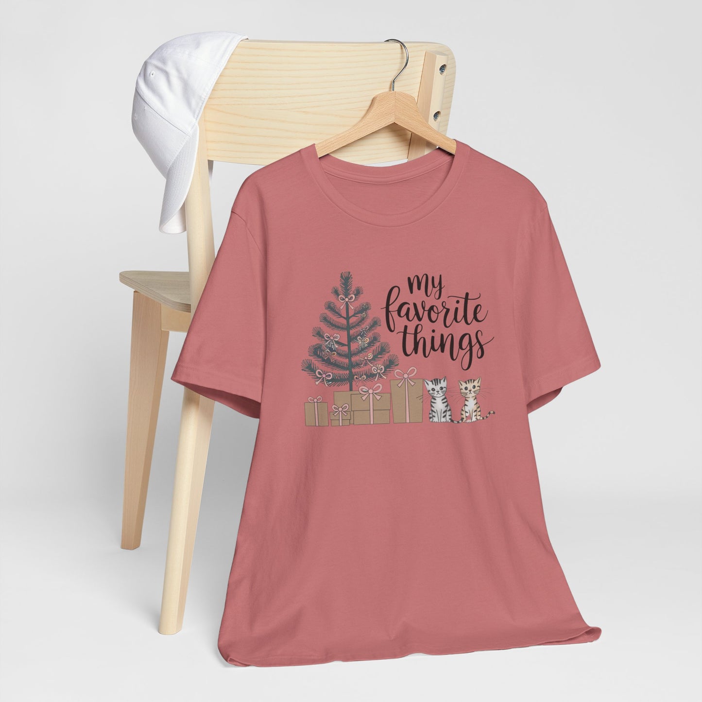 My Favorite Things Cat Bow Shirt