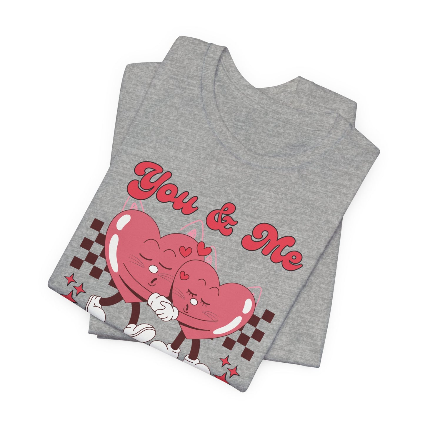 You & Me Heart Cat Tee