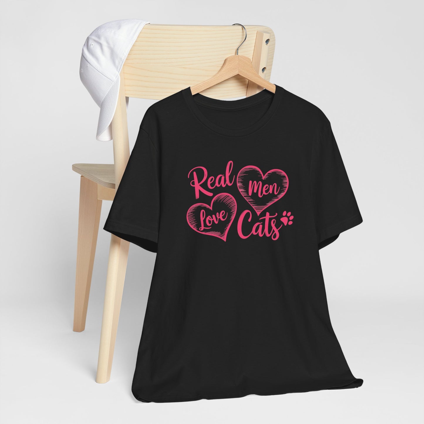 Real Men Love Cats Valentine's Day Tee