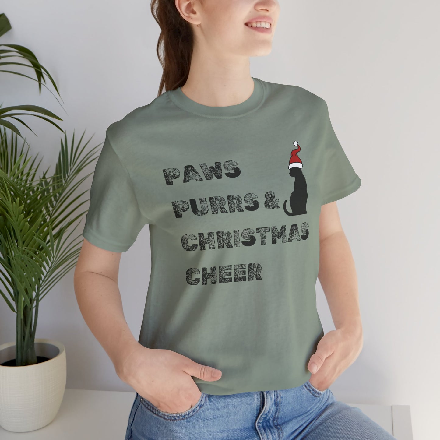 Paws Purrs and Christmas Cheer Holiday Tee