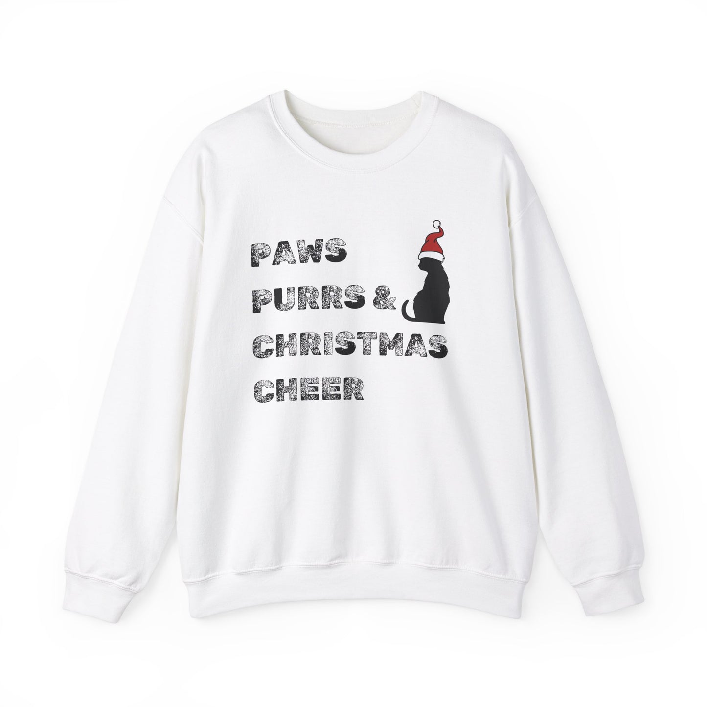 Paws Purrs and Christmas Cheer Holiday Crewneck Sweatshirt