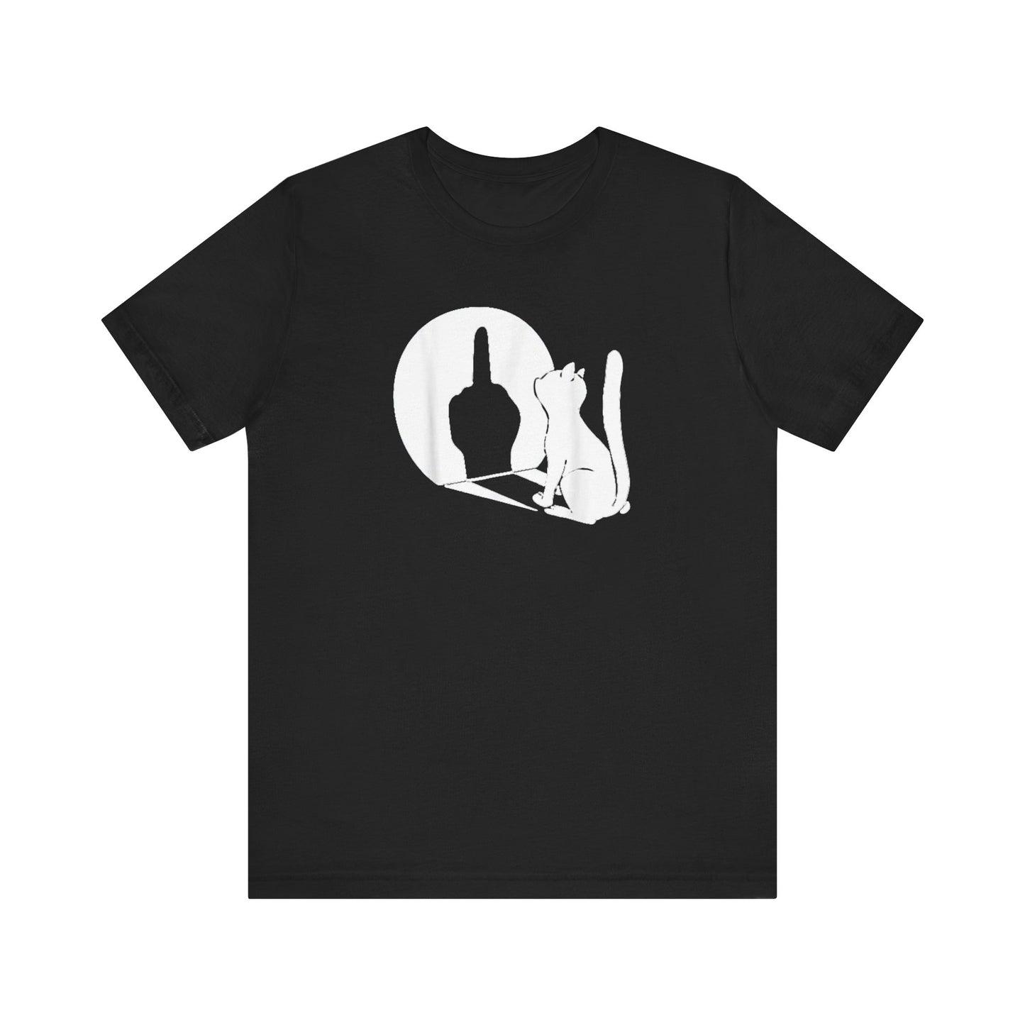 Funny Cat Shadow Unisex Tee