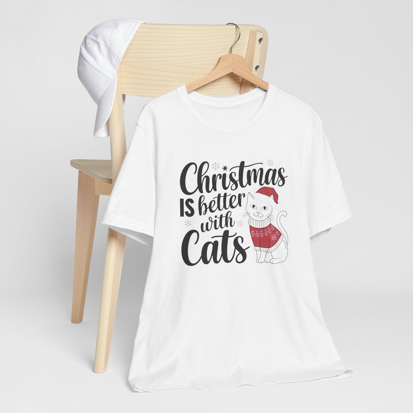 Christmas is better with cats tee