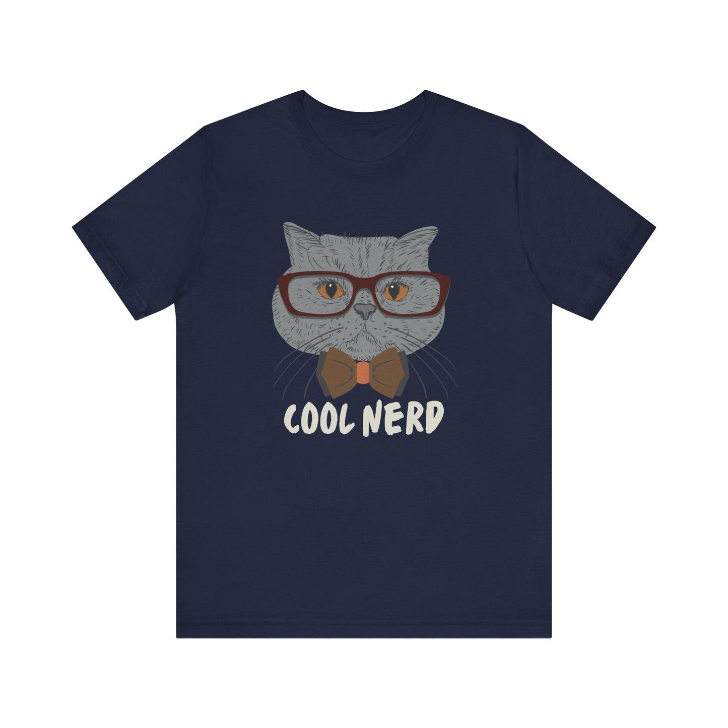 Cool Nerd Trendy Cat Tee