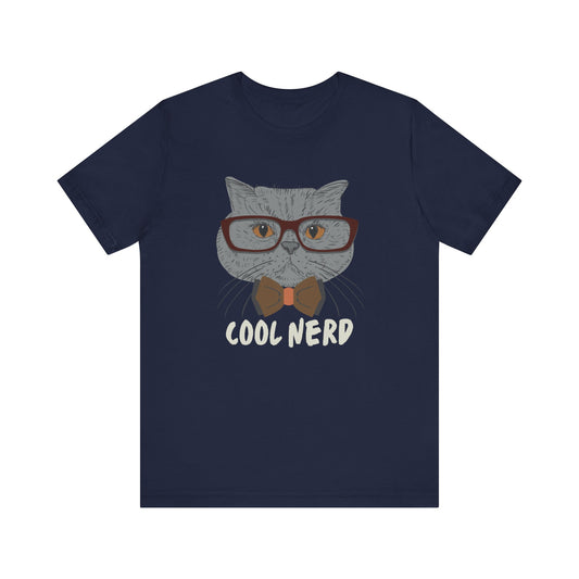 Cool Nerd Trendy Cat Tee