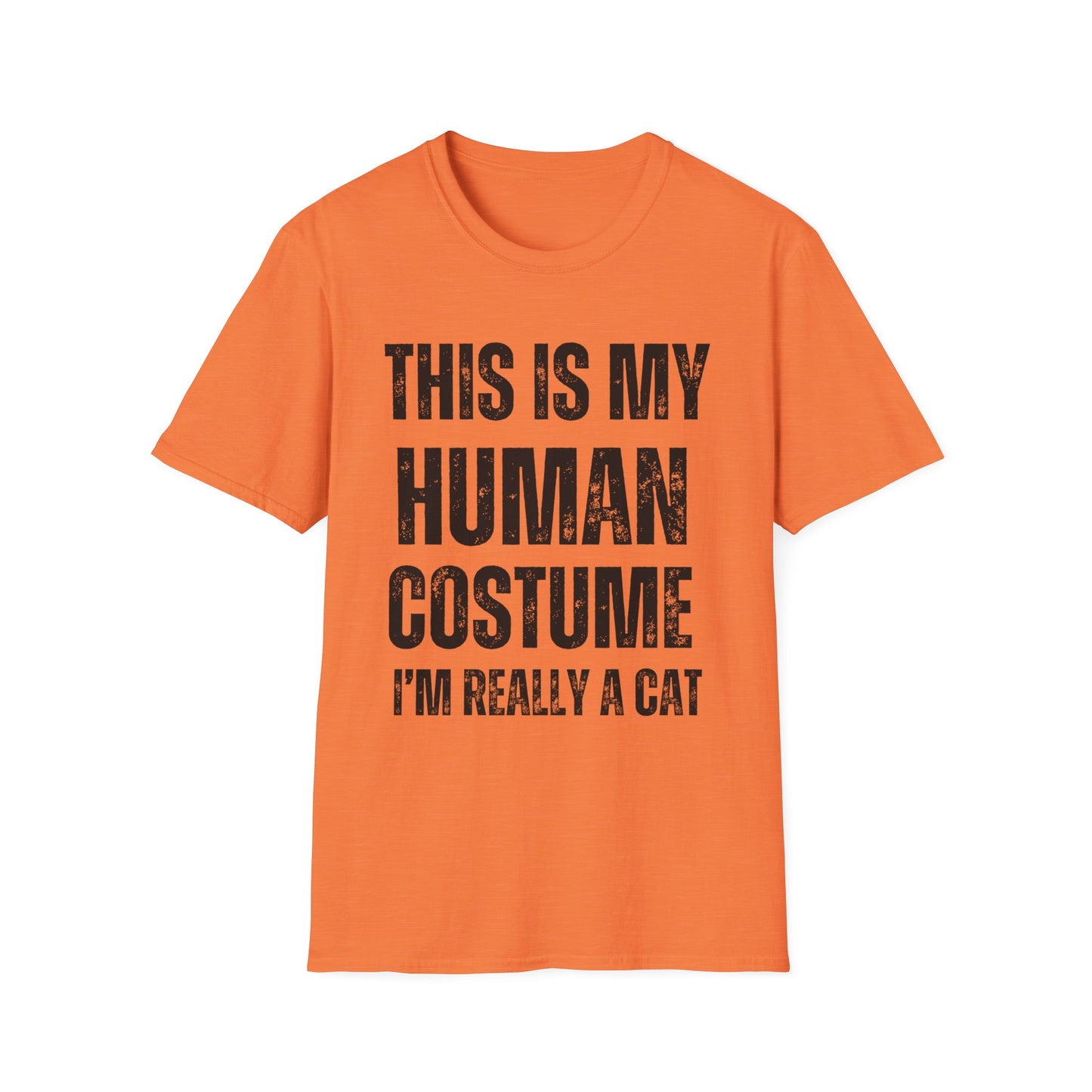 This Is My Human Costume T-Shirt – Funny Halloween Cat Lover Tee