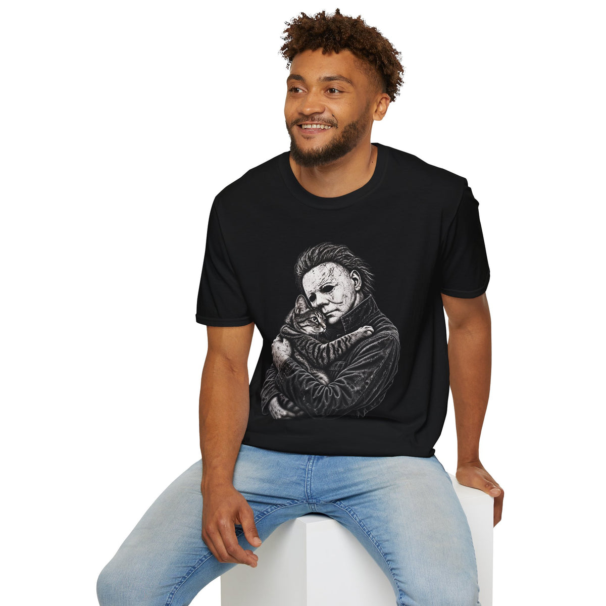 Michael Myers – Funny Cat T-Shirt