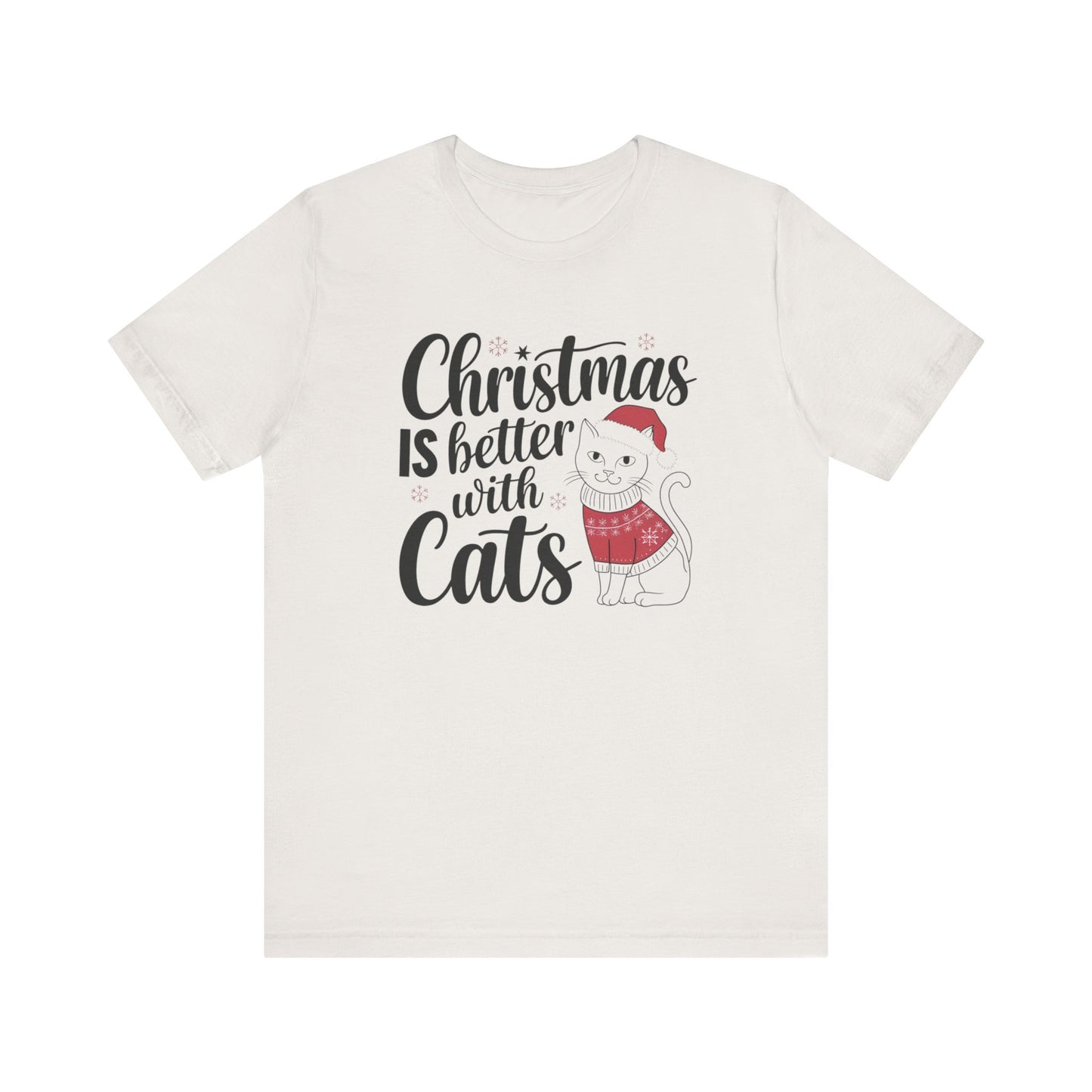 Christmas is better with cats tee