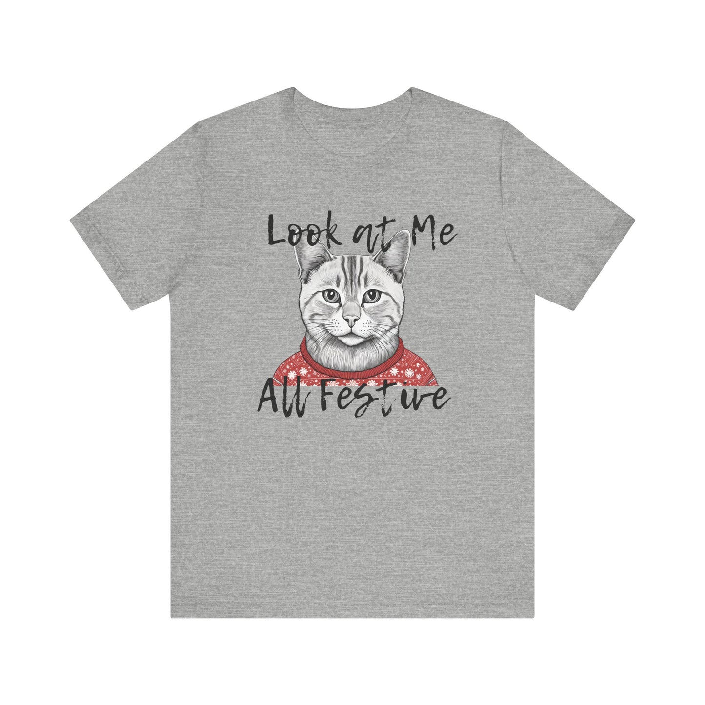 Look at Me Festive Cat Tee