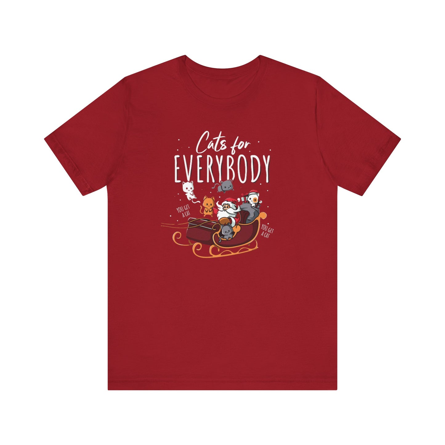 Cats For Everybody Santa Tee