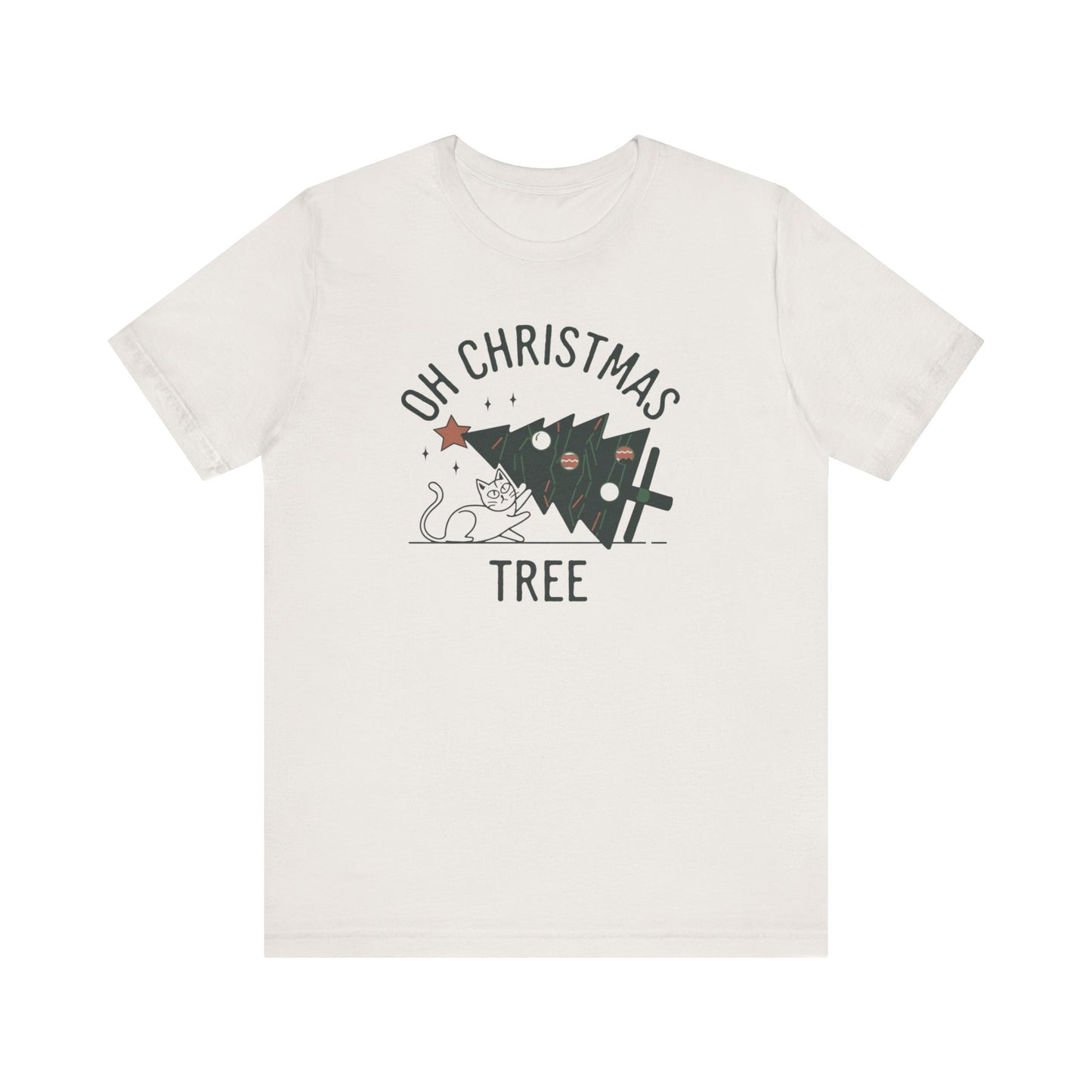 Oh Christmas Tree Cat Humor Tee