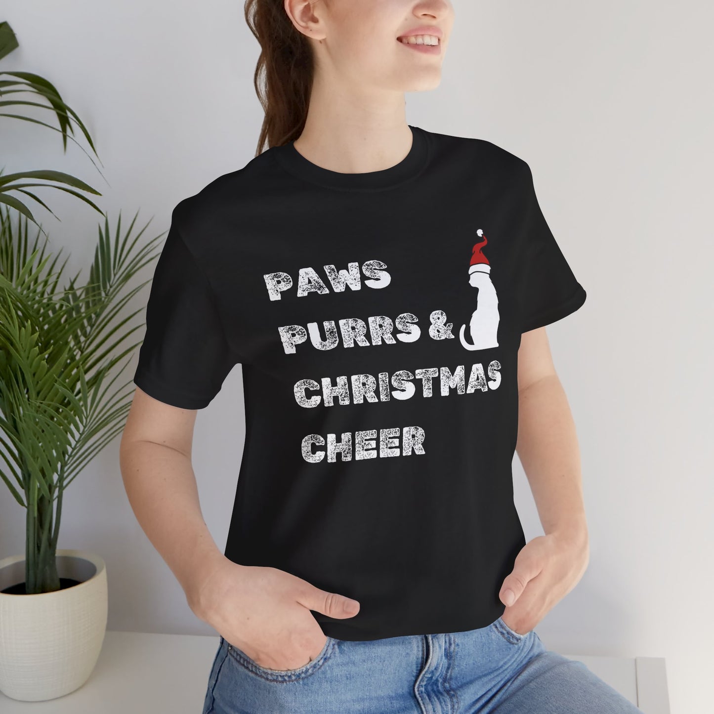 Paws Purrs and Christmas Cheer Holiday Tee