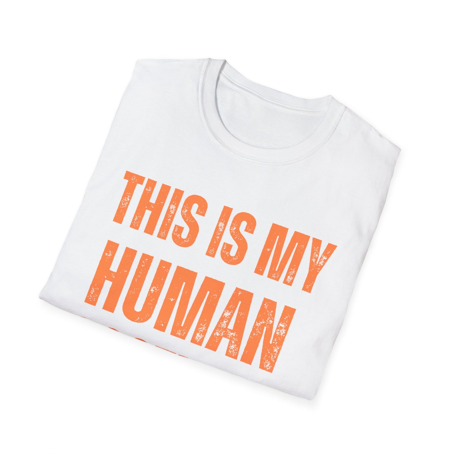 This Is My Human Costume T-Shirt – Funny Halloween Cat Lover Tee