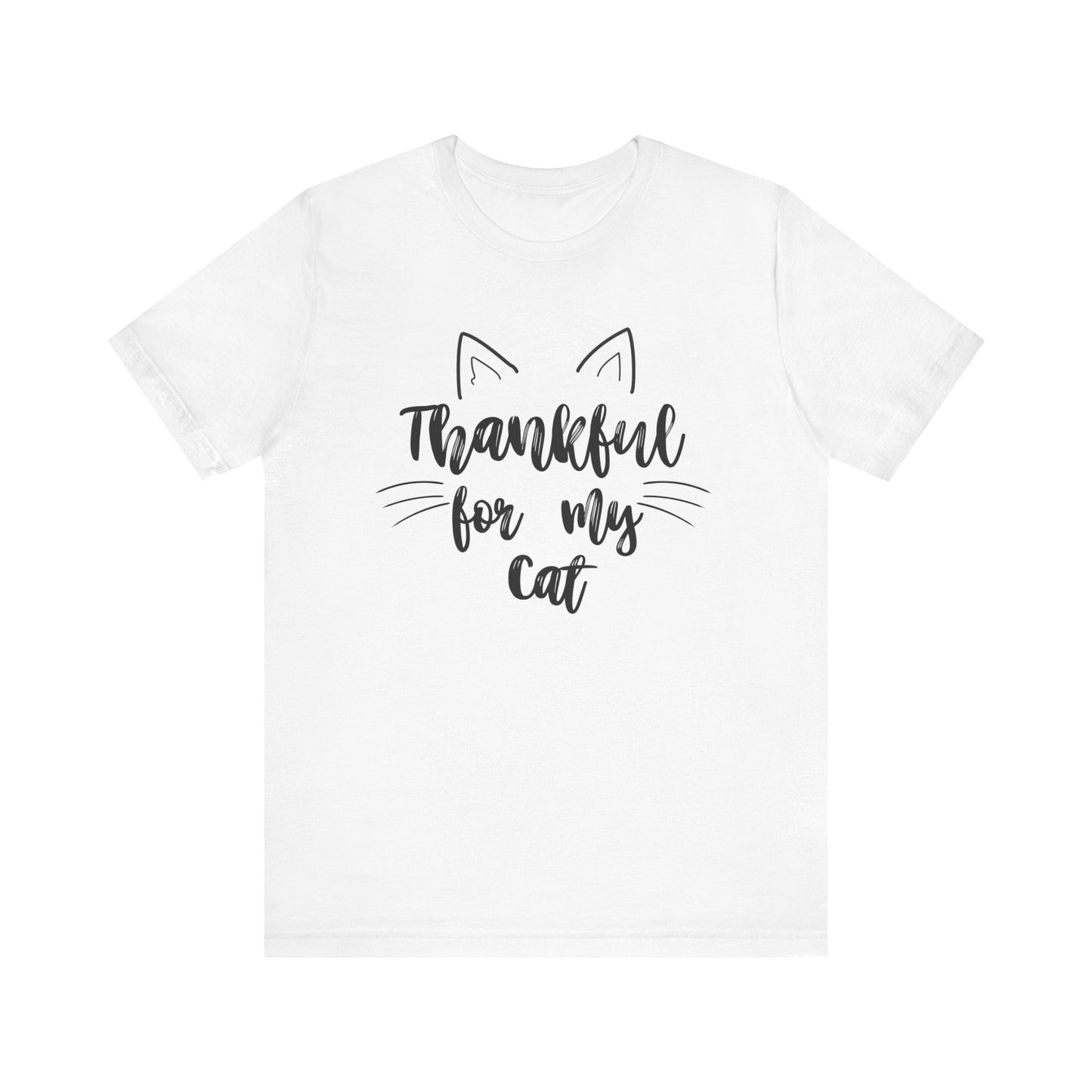 Thankful for My Cat Thanksgiving Shirt