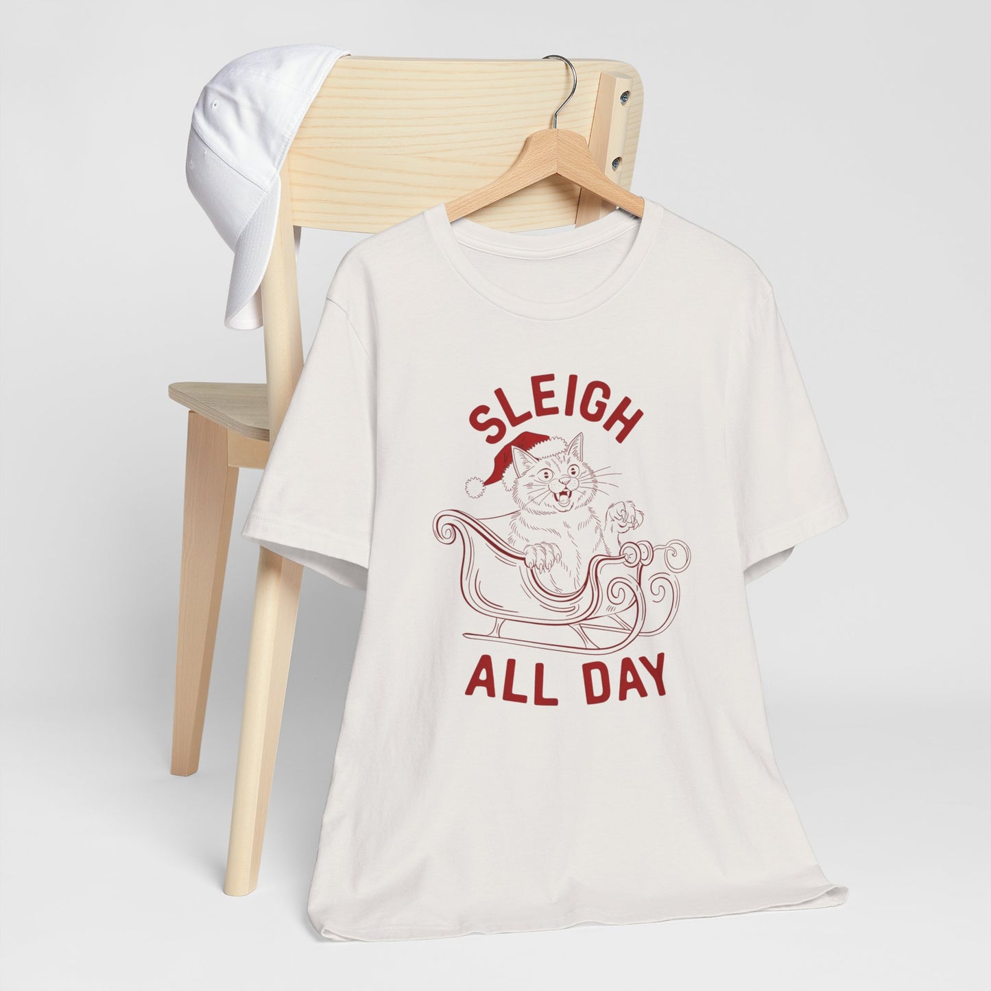 Sleigh All Day Feral Cat Tee