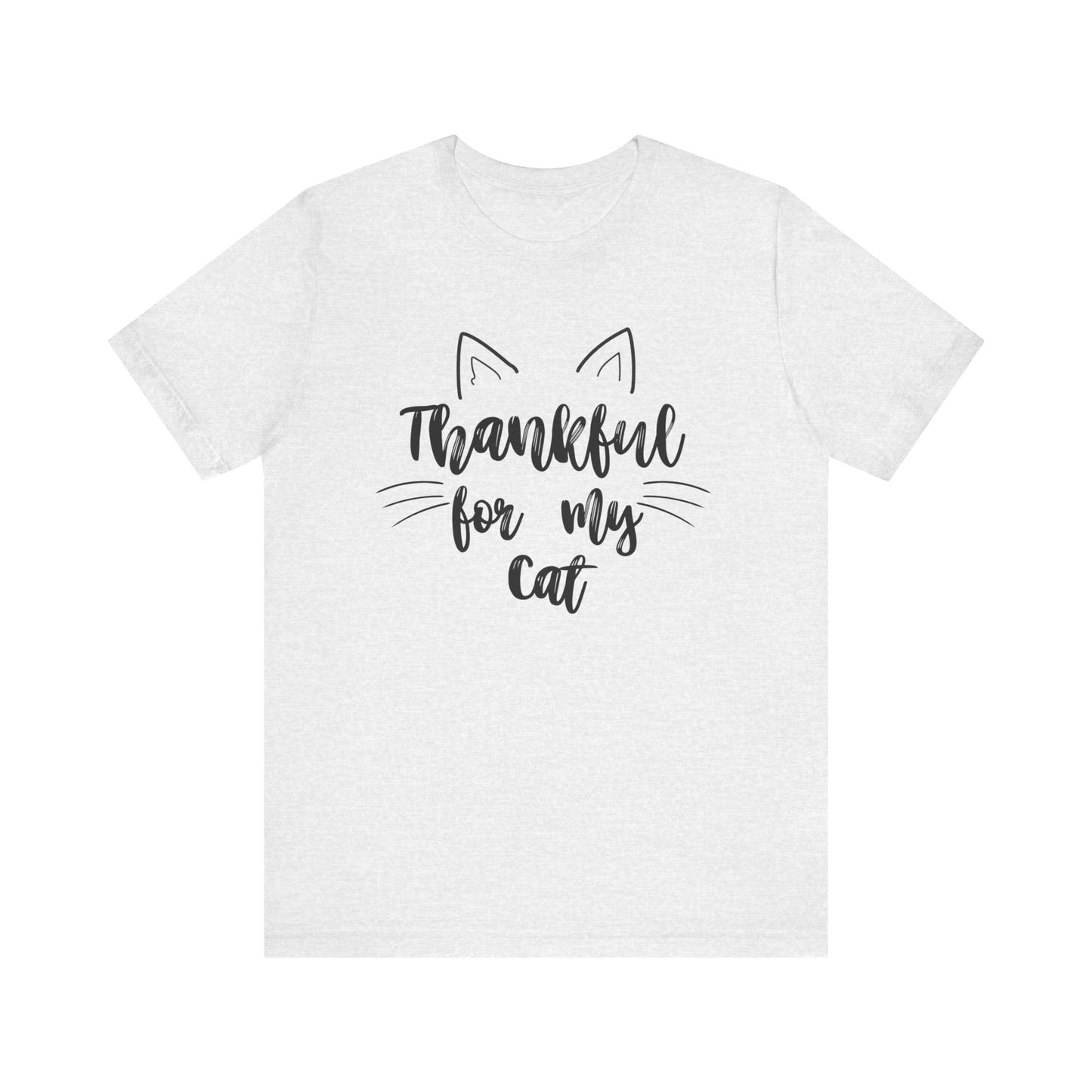 Thankful for My Cat Thanksgiving Shirt