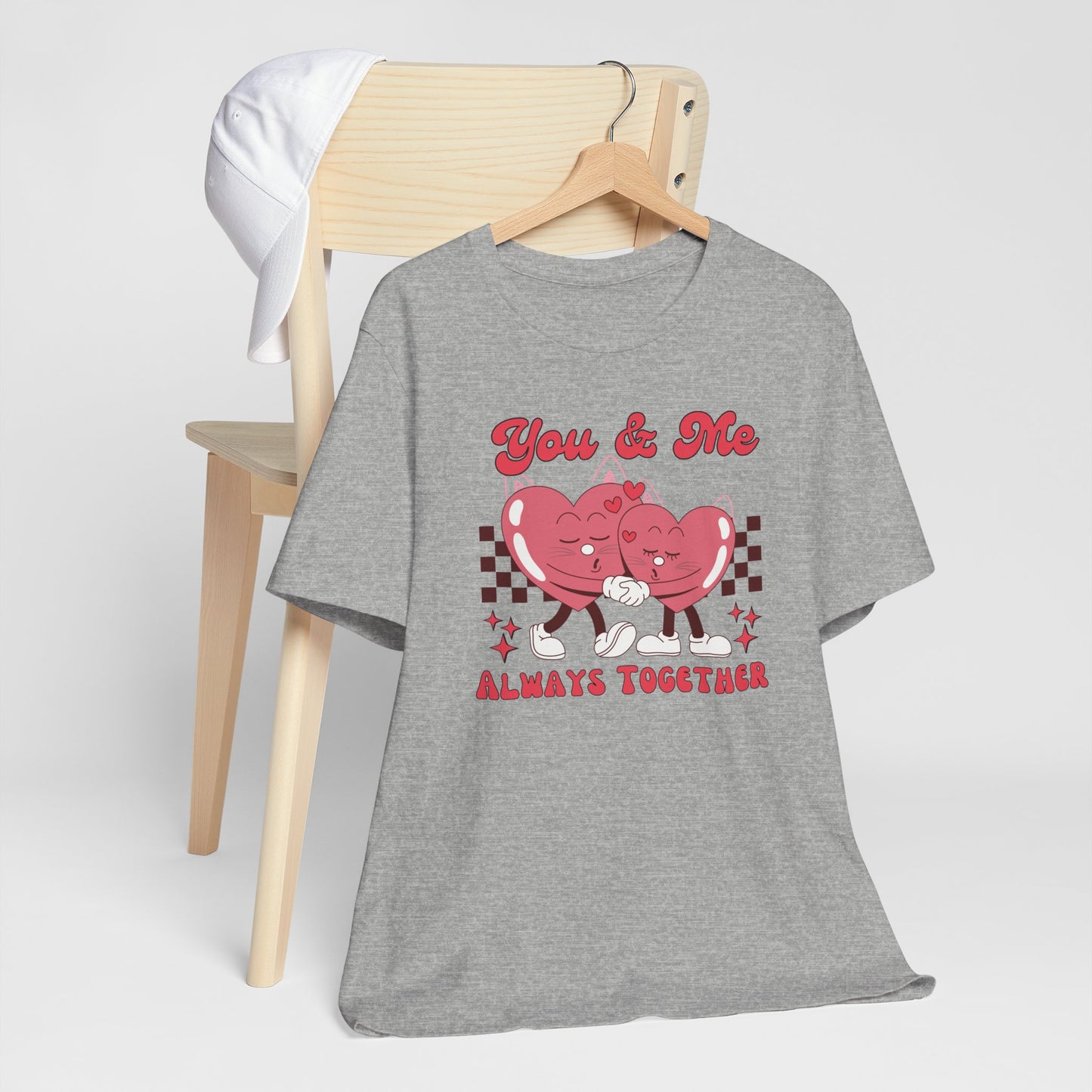 You & Me Heart Cat Tee