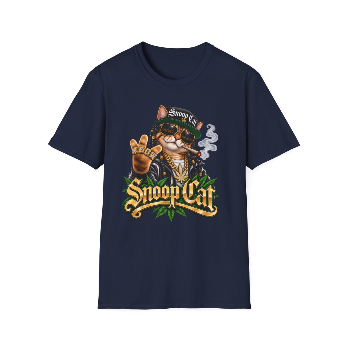 Snoop Cat – Funny Cat Music T-Shirt