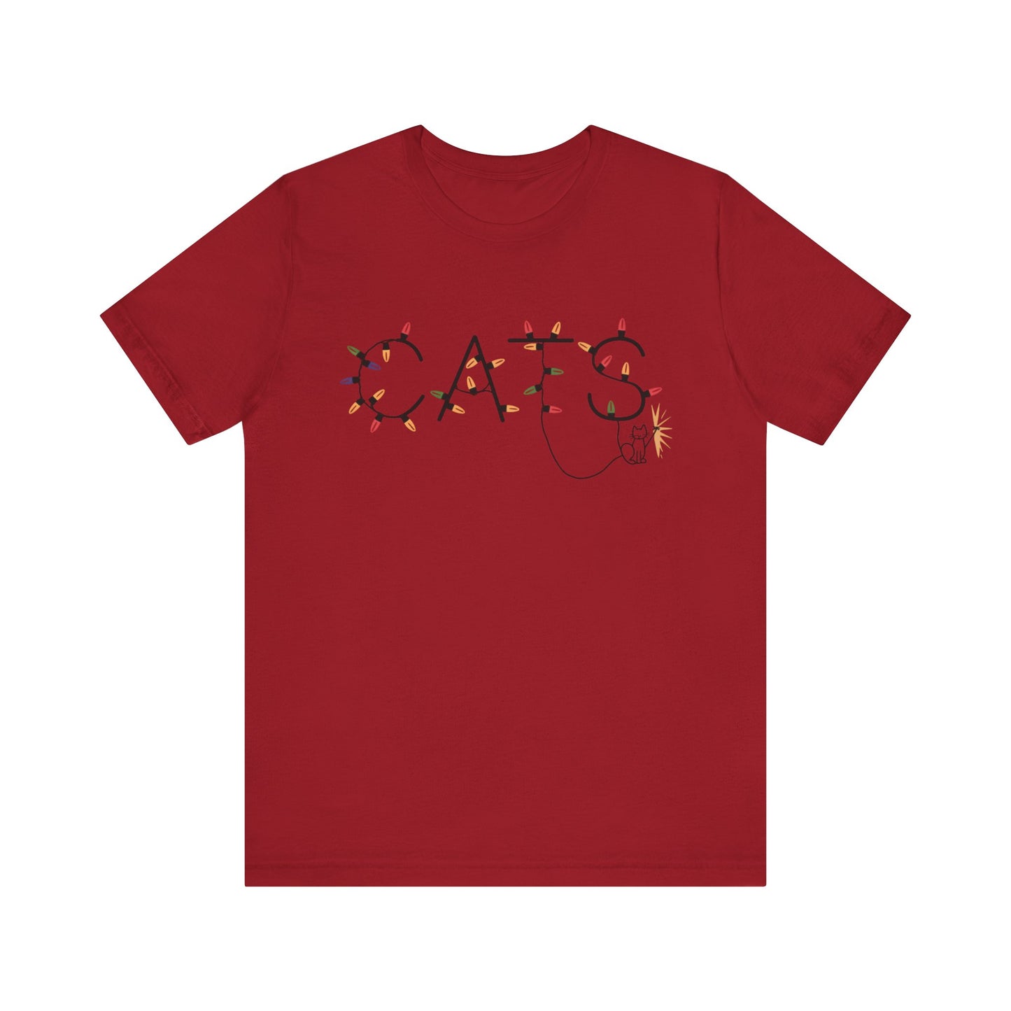 Cats Christmas Lights Tee