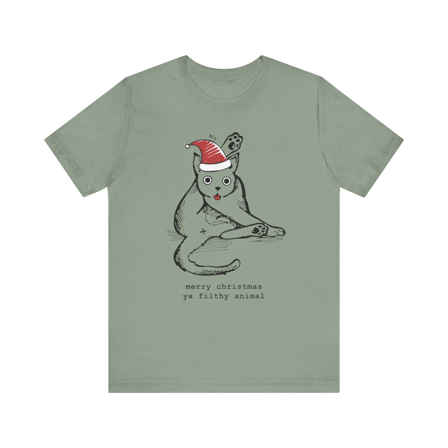 Merry Christmas Ya Filthy Animal Funny Tee