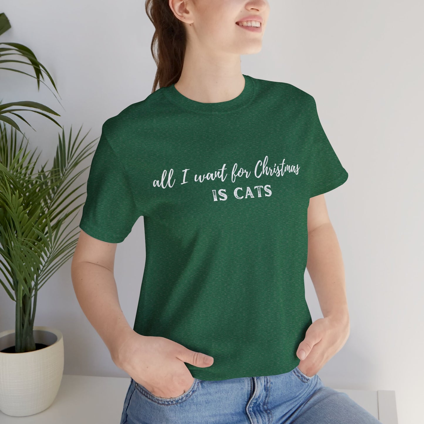 All I Want For Christmas is Cats Tee