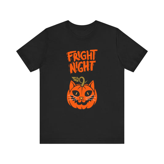 Halloween Cat Fright Night Tee