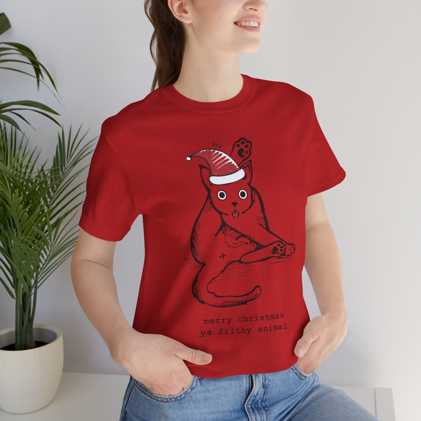 Merry Christmas Ya Filthy Animal Funny Tee