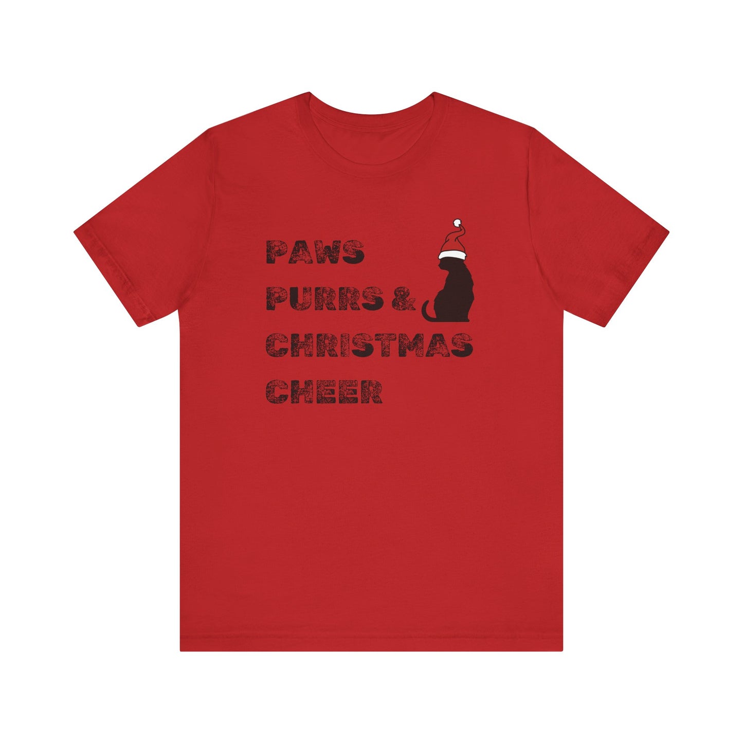 Paws Purrs and Christmas Cheer Holiday Tee