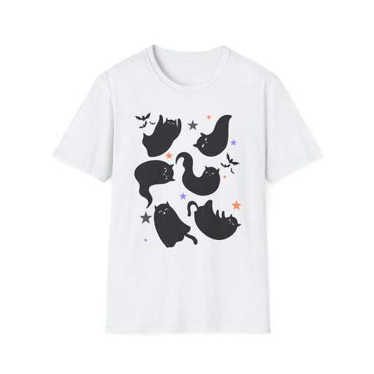Halloween Black Cat T-Shirt – Cute Spooky Season Graphic Tee