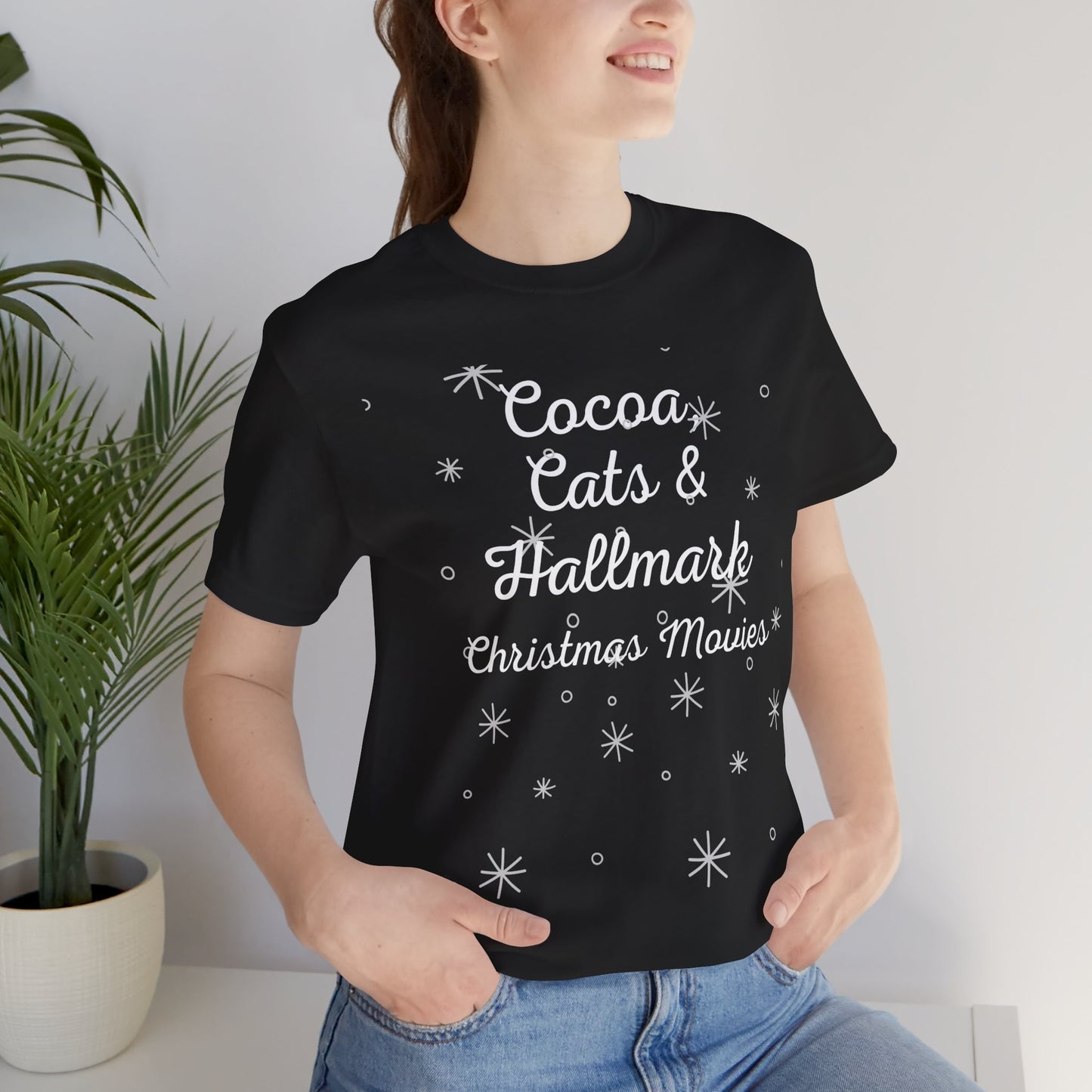 Cocoa, Cats, and Hallmark Christmas Tee