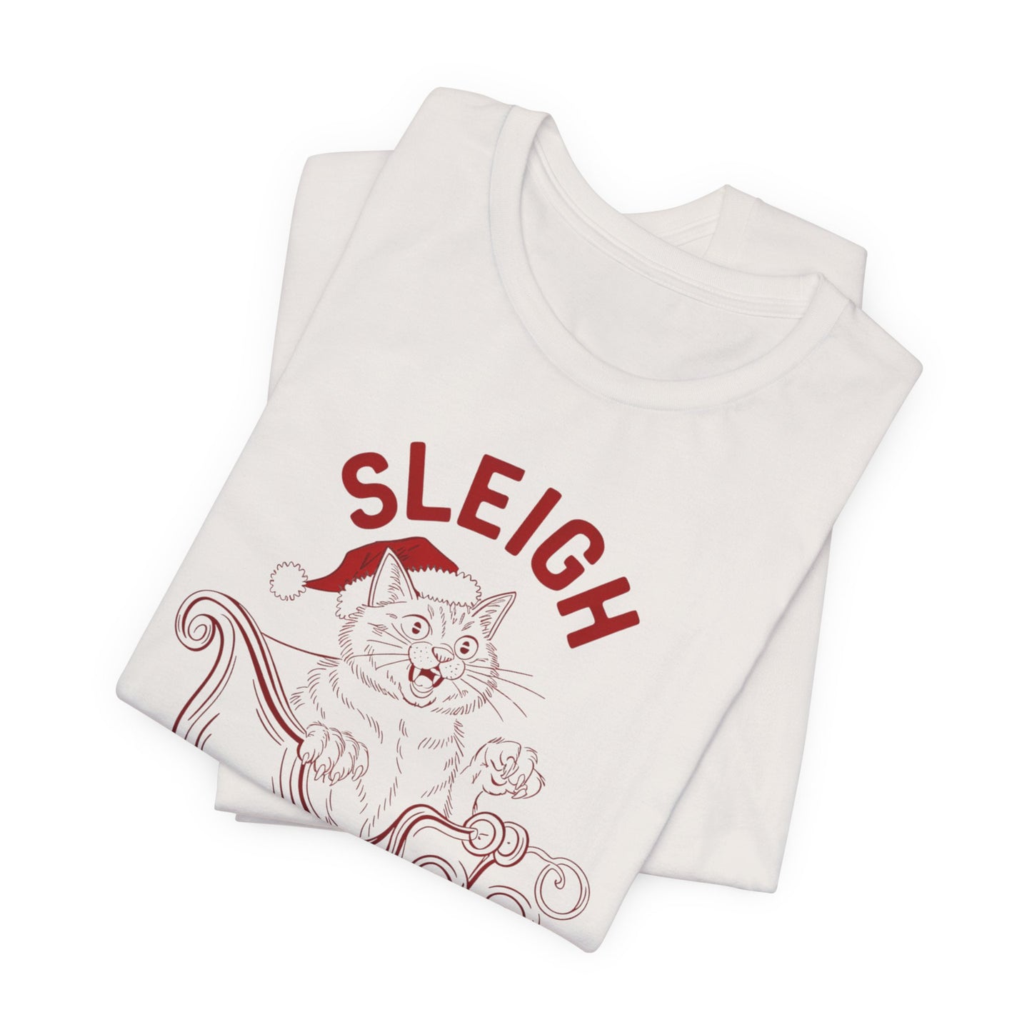 Sleigh All Day Feral Cat Tee