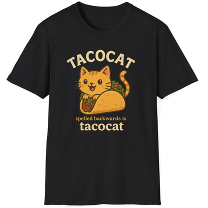 Taco Cat T-Shirt, Funny Cat Tee, Unisex Gift, Animal Lover Apparel, Taco Lover Shirt,