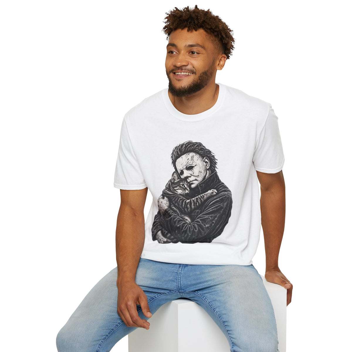 Michael Myers – Funny Cat T-Shirt