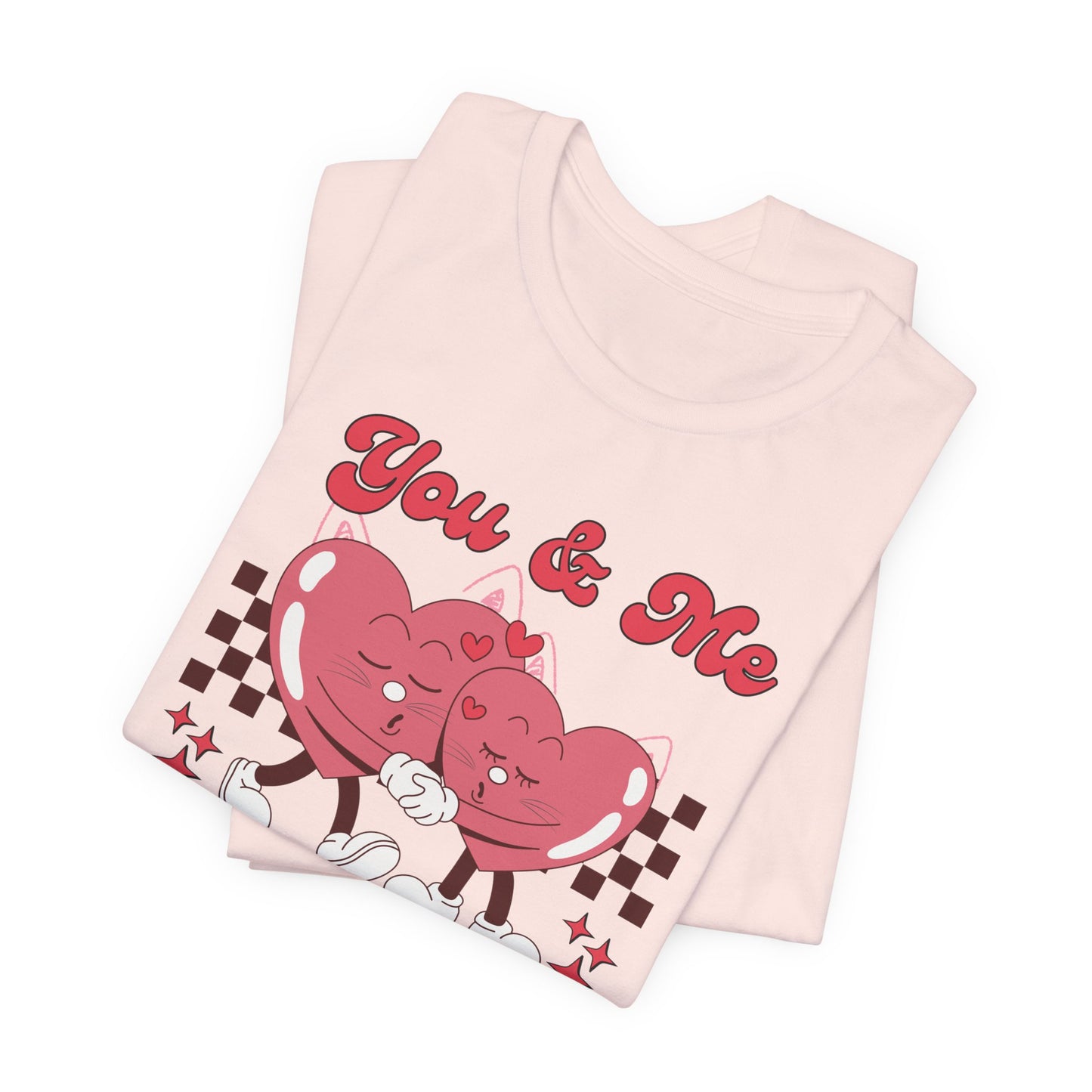 You & Me Heart Cat Tee