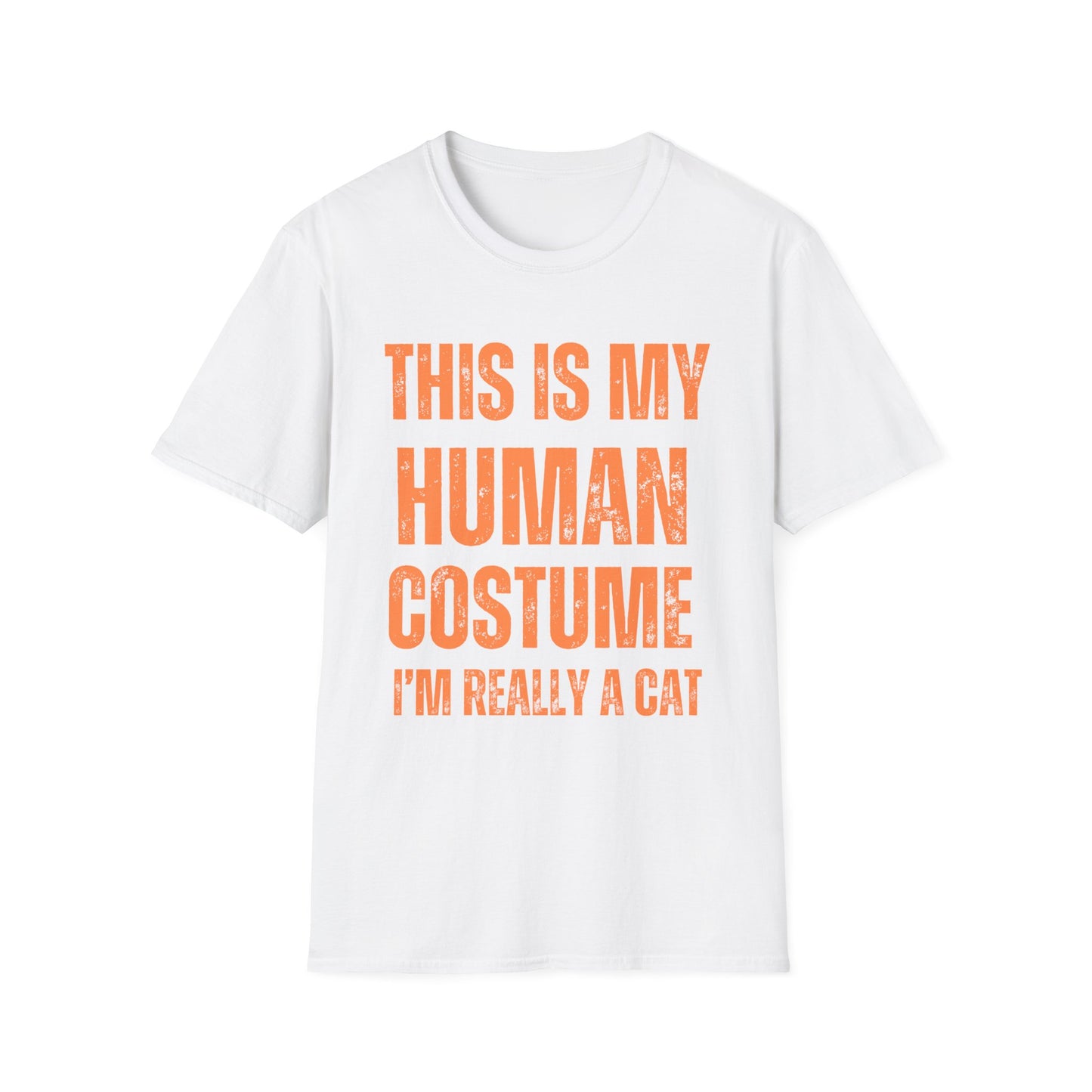 This Is My Human Costume T-Shirt – Funny Halloween Cat Lover Tee